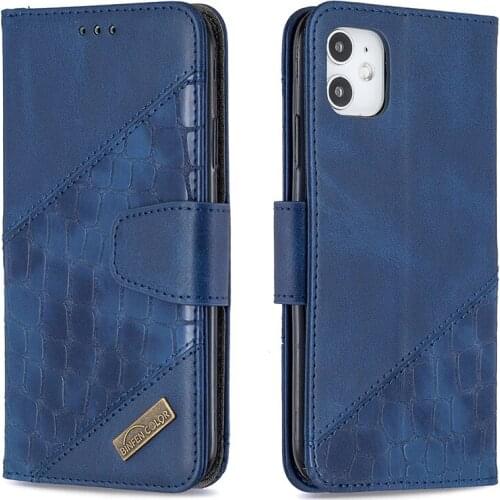 New Style For iPhone 12 Pro Max Case Crocodile Leather Case with Magnetic Buckle For iPhone 11 Pro 8 7 6S 6 Plus X XR XS Max Fli