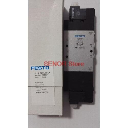Original new solenoid valve CPE18-M1H-5 3G-1/4 170247 DC24V