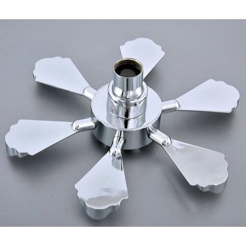 Polished Chrome Rainfall Shower Head Leaf Shape Shower Head Rain Shower heads Bathroom Top Sprayer Bsh235