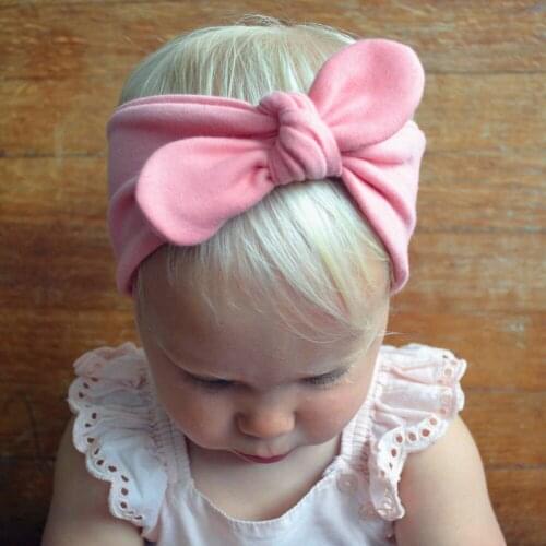 Baby girl headband for newborn hair band elastic accessories cotton BowKnot girl hair band baby Hair Accessories