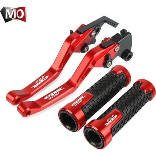 Motorcycle Adjustable Brake Clutch Lever Handle bar grip For HONDA CBR400 CBR 400 NC19 NC17 NC22 NC23 NC29 NC30 NC31 All Years