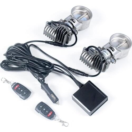 S304 Car Exhaust Sounds Valve System With 2 Valves Remote Controller Waterproof