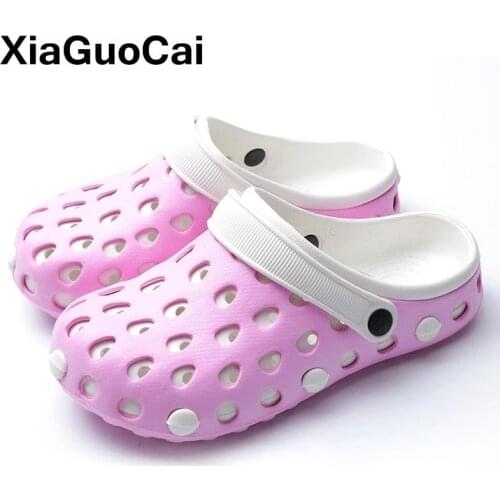 Women Slippers Summer Clogs Woman Garden Shoes Lightweight Sandals Female Home Bathroom Slipper Beach Flip Flops Quick Dry Mules