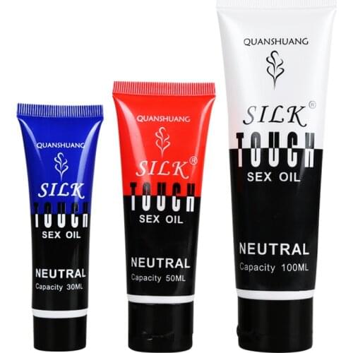 Silk Touch Anal Analgesic Sex Lubricant Water Base Anti-pain Gel Anal Lubrication Sex Oil Banana Lubricant Anal Lubrication