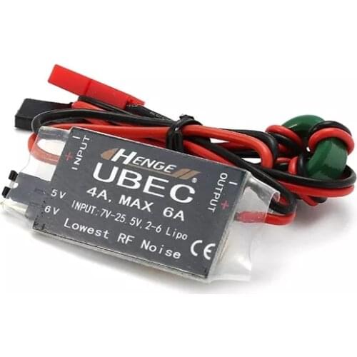 4A UBEC HENGE Output 5V 6V / 4A Continuous Input 2-6S Lipo NiMh Battery Switch Mode BEC