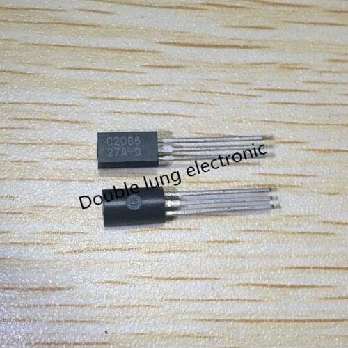 20PCS/lot 2SC2086D 2SC2086 C2086 TO92L NPN transistor(for RF power amplifiers in HF band Mobile radio applications)