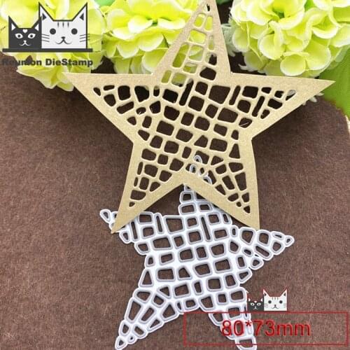 Reunion Starfish five-pointed star Metal Cutting Dies Scrapbooking Photo Album Embossing Paper Card Making Decor Die 2020 New