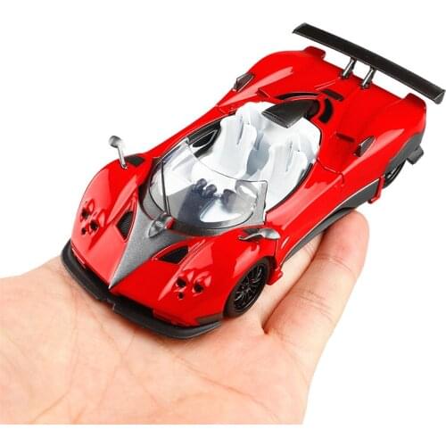 High simulation supercar,1:36 scale alloy pull back zonda roadster car model,Collection metal model toys,free shipping
