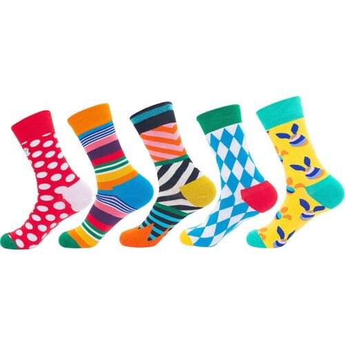 Women Men Art Funny Cotton Socks with 3D Printing Fashion Stripe Penguin Pattern Happy Funny Breathable Socks New Arrivals