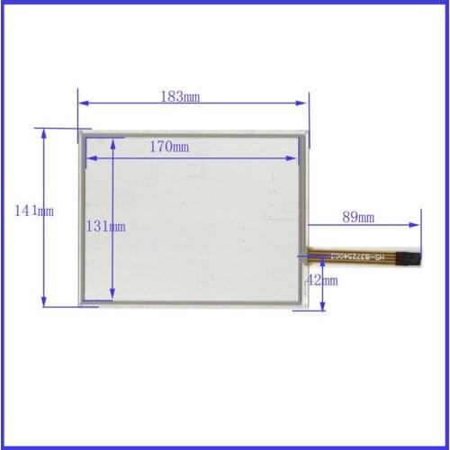 ZhiYuSun compatible KL-TP-2001 8Inch Touch Screen 4 wire resistive 183mm*141mm USB touch panel overlay kit 183*141