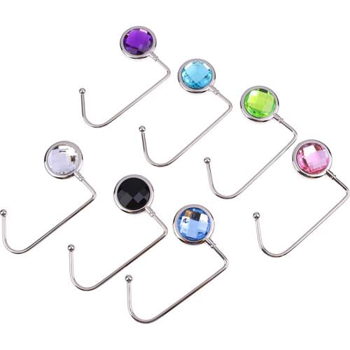Multifunction 1PC Zinc Alloy Table Convenient Bag Hanger Decorative Lightweight Home Gift Anti Slip Space Saving Hook Straight