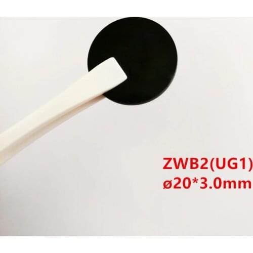 20 * 3.0mm 365nm UV Blacklight Lens Zwb2 UG1 Filter Out Visible Light
