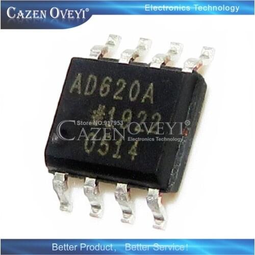 5piece AD620ARZ AD620AR AD620 SOP-8 In Stock