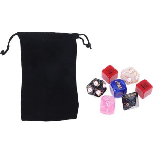 7pcs Funny Love Dice Game Toys Erotic Sexy Posture Adult Couple Bachelor Love U2JB