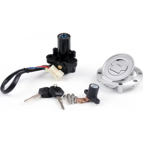 Artudatech Ignition Switch Fuel Gas Cap Seat Lock Set Fit for Yamaha MT03 YZF R6 FZ8 R1 XJ6 FJ1300