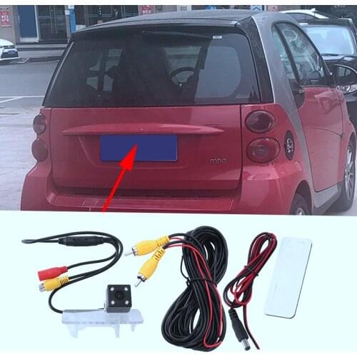 Car 4LED Rear View Camera Reversing Camera for Benz Smart fortwo W451 2007 2008 2009 2010 2011 2012 2013 2014