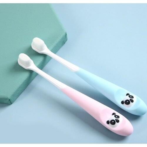 Baby Cute Soft-Bristled Toothbrush For Children Teeth Cartoon Animal Training Toothbrushes Baby Dental Care Tooth Brush