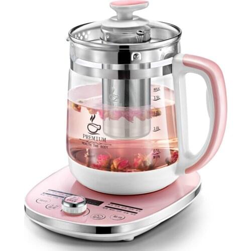 Electric kettle The thermo-raising pot fully automatic thickened glass electric hot water boiling multi-function