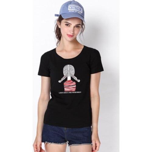 2019 Short-Sleeved T-Shirt Women Spring And Summer Models New Self-Cultivation Students Style Half-Sleeved Wild T-Shirt Female