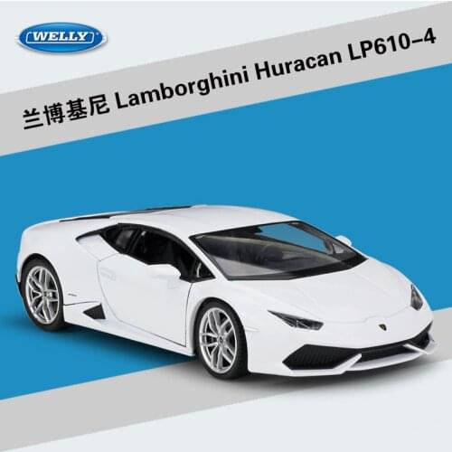 Welly 1:24 Lamborghini Aventador LP610-4 sports car simulation alloy car model crafts decoration collection toy tools gift