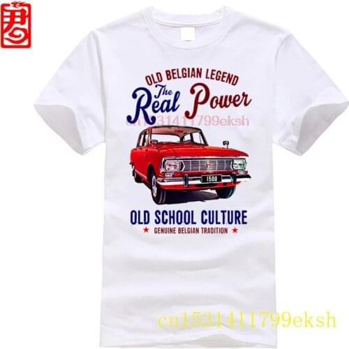Newest 2020 Mens Fashion Summer Short Sleeves Cotton T Shirt Vintage Belgian Moskvich Elite Unique T Shirts