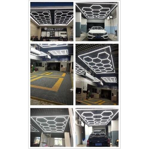 Wholesale Prices Honeycomb Light for Car Showroom Workshop Lamp Led Hexagon