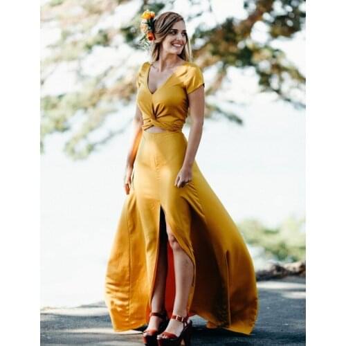 Bridesmaid Wedding Party Guest Dresses 2020 Womans Evening Formal Night Long Dress Gown