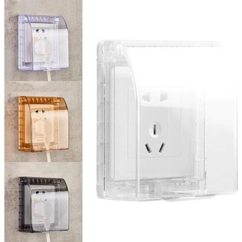 Dustproof Waterproof Box Universal Protective Cover Wall Socket Plate Switch Door Bell Box 86 Type Splashproof Box