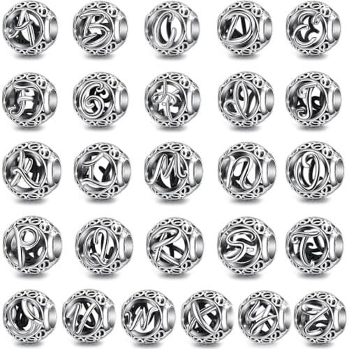 EUDORA 925 Sterling Silver Geometric Beads Charm Silver 925 Original For Bracelet Silver 925 original For Jewelry Making Z127