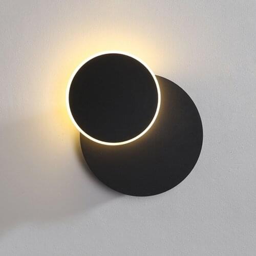 Nordic Personality Corridor Aisle Wall Lamp 360 Degree Rotating Creative LED Wall Lamp Bedside Acrylic LED Wall Light