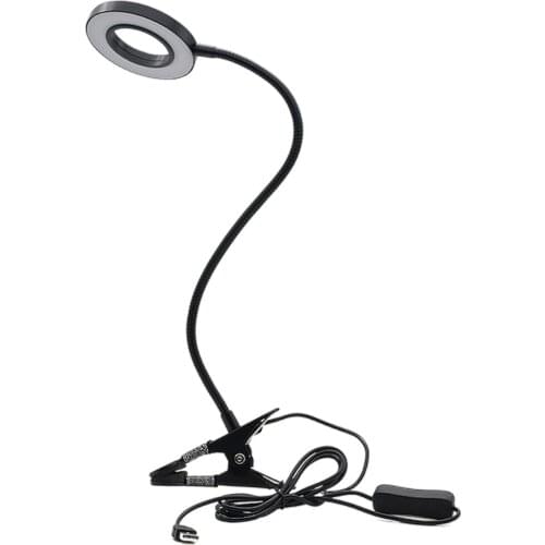 LED Magnifier Lamp Reading Work Magnifying Lamp Beading Carving Clamp Light