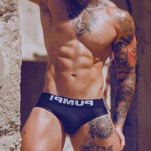 Cotton Gay Sexy Underwear Men Briefs Letter New Men Underpants Bikini Mens Underware Comfortable Panties Ropa Interior Hombre