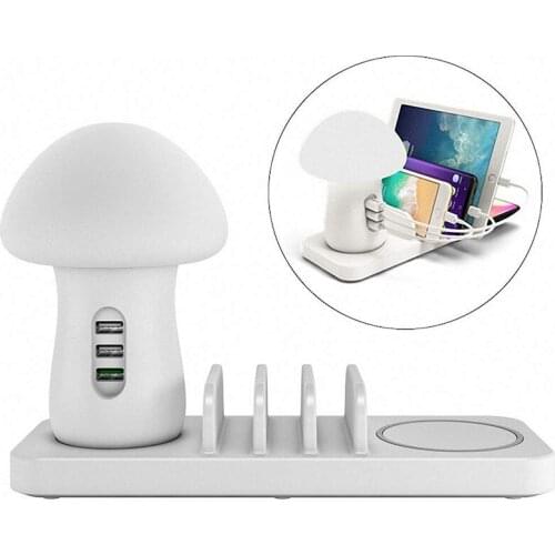 QC 3.0 5/3 Port USB Charger HUB LED lamp Multi USB Charging Station Dock Universal Mobile Phone Desktop Wall Home EU US PLUG