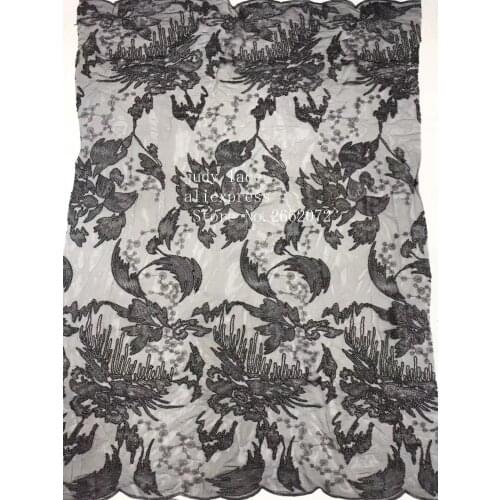 Stock 5yards/bag ST76# 4 colors embroidered simple style cloth used in the wedding dress fashion stage