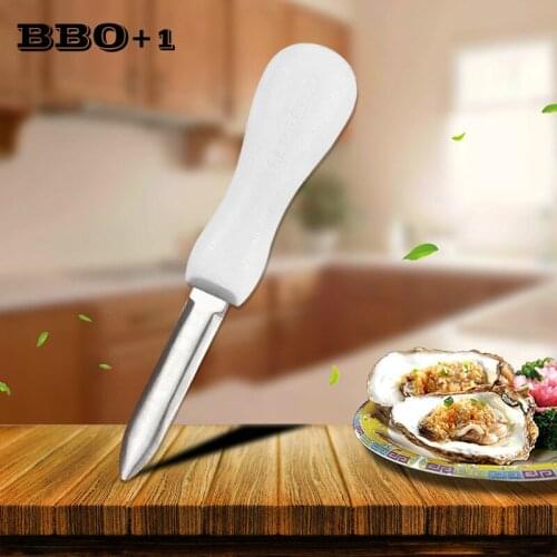 1pc Sharp-edged Shucker Humanized Desig Oyster Knife Scallops Seafood Oysters Opener Kitchen Tools Multifunction Open Shell Tool