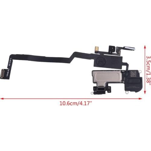2021 Replacement Parts for iphone X Earpiece Ear Piece Speaker with Proximity Light Sensor Flex Cable Ribbon Sound Receiver Kit