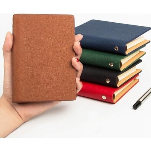 A7 small notebook pocket book thickened simple notebook loose-leaf book detachable diary 365 days notebook
