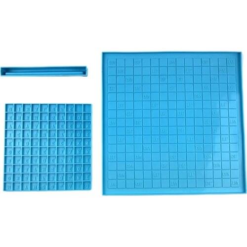 Alphabet Game Silicone Mold Educational Board Game Letter Game Letter Matching Word Board English Spelling Toy Epoxy Resin Mold