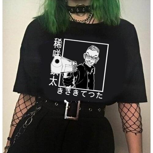 Anime Tokyo Revengers Valhalla Round Neck T-Shirt Summer Harajuku Kisaki Tetta Hip Hop Tees