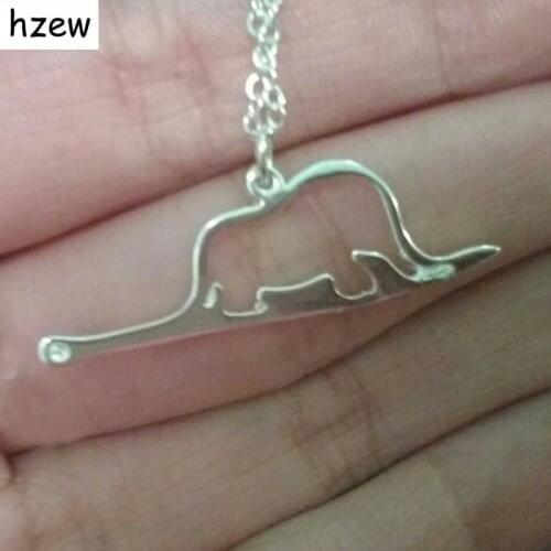 Hzew animal cute Little Prince necklaces jewelry Elephant a snake Charm pendant necklace