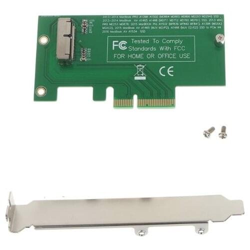 Adapter Card to PCI-E X4 for 2013 2014 2015 apple MacBook Air A1465 A1466 SSD WS