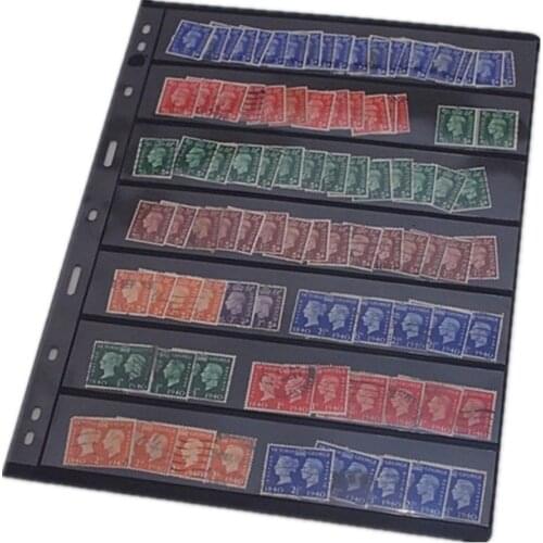 10PCS/Lot Stamps Grid Stamp Page Collection Stamps Holders of Stamp Album PVC loose-leaf Inners of not including Cover PCCB