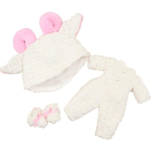 ICY DBS Blyth DollDBS 1/6 BJD 30cm doll Clothes Cute soft sheep suit with hat shoes with socks girl boy toys gift