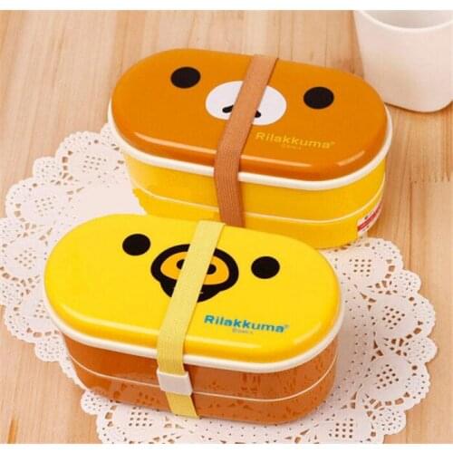 20Sets Lunch Bear Bird Heat Preservation Cute thermal Box bento fiambrera