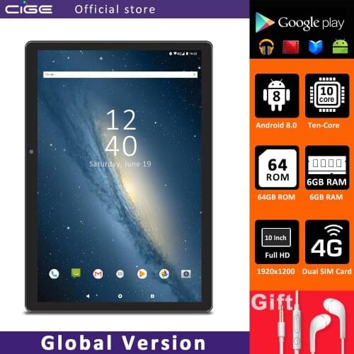 N9 10 Inch Tablet PC MT6797 Ten Core 6GB RAM 64GB ROM 4G LTE Camera 13.0/5.0MP Android 8.0 1920X1200 IPS Tablets WiFi 5G GPS