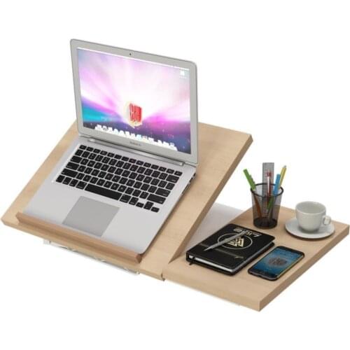 New Wooden Folding Laptop Working Bench Enjoyed Tray lux