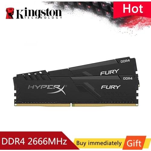 HyperX Fury Memory DDR4 4g 8g 16g 32g 2400MHz 2666Mhz 3200MHz DIMM Kingston Original memoria ram for desktop Kingston Original
