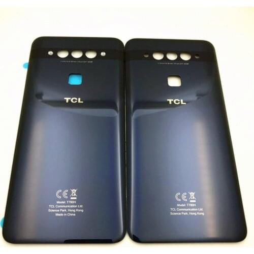 Original Glass For TCL Plex T780H Back Battery Cover Door Housing case Rear Glass + Adhesive Sticker parts Replacement