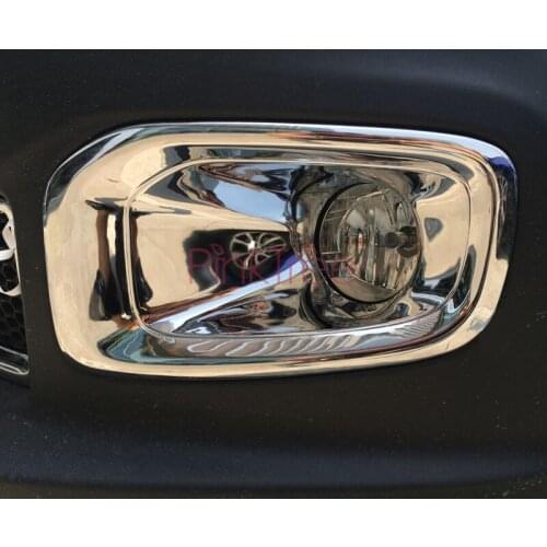 For Jeep Renegade 2016 Front Foglight Cover Fog Lamps Trim Chrome ABS Car-styling accessories Tuning accessories Orginal