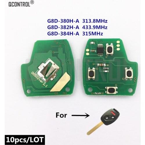 QCONTROL Car Remote Key Electronic Circuit Board for Honda for Accord CR-V HR-V Fit City Jazz Odyssey Shuttle Civic